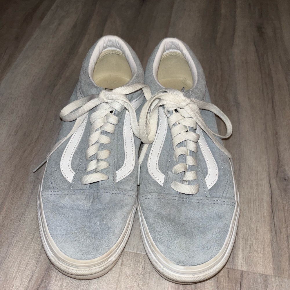 Vans Blue and White Old Skool Sneakers
